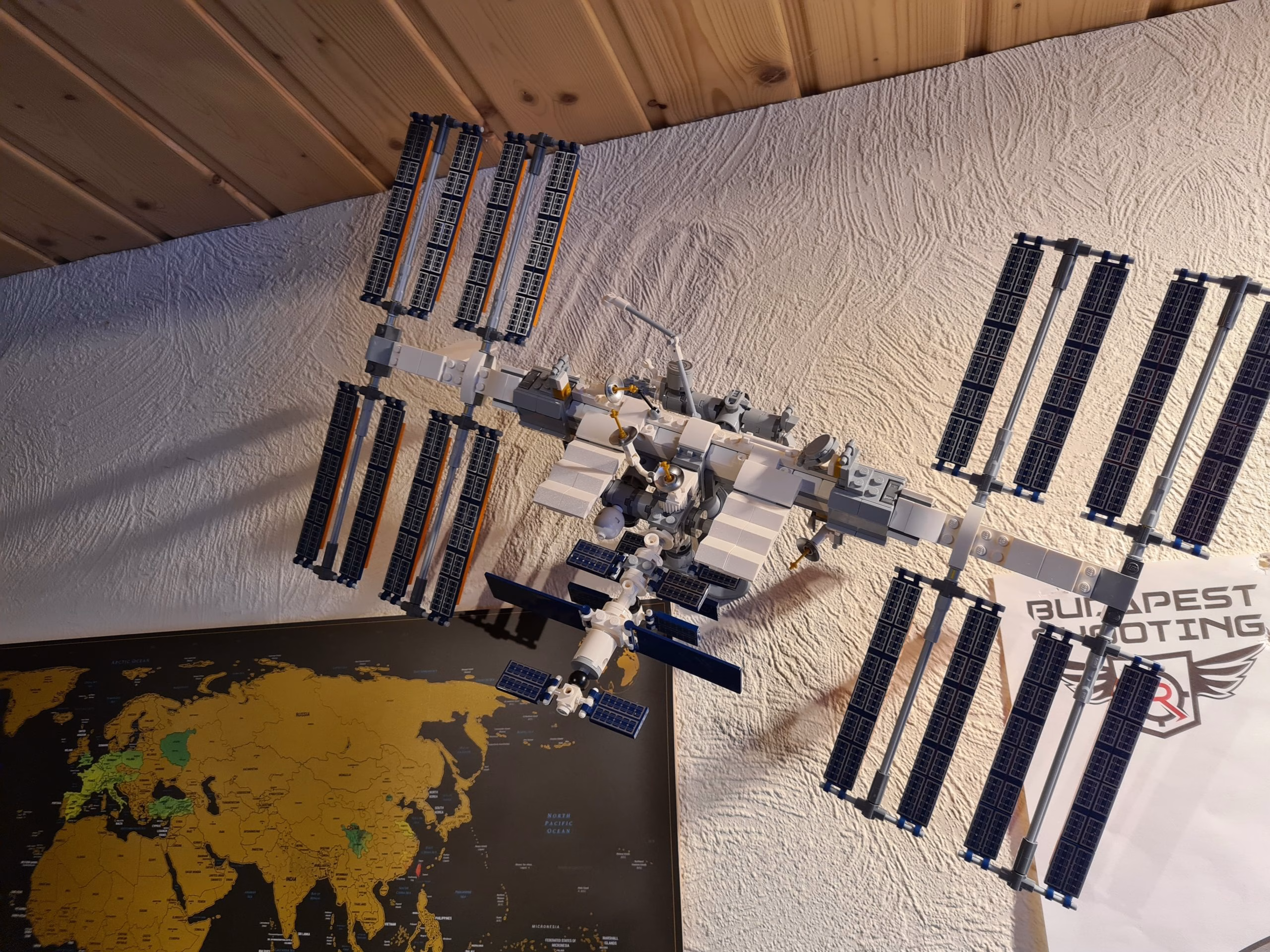Wandhalter für: Lego ISS (Internationale Raumstation #21321