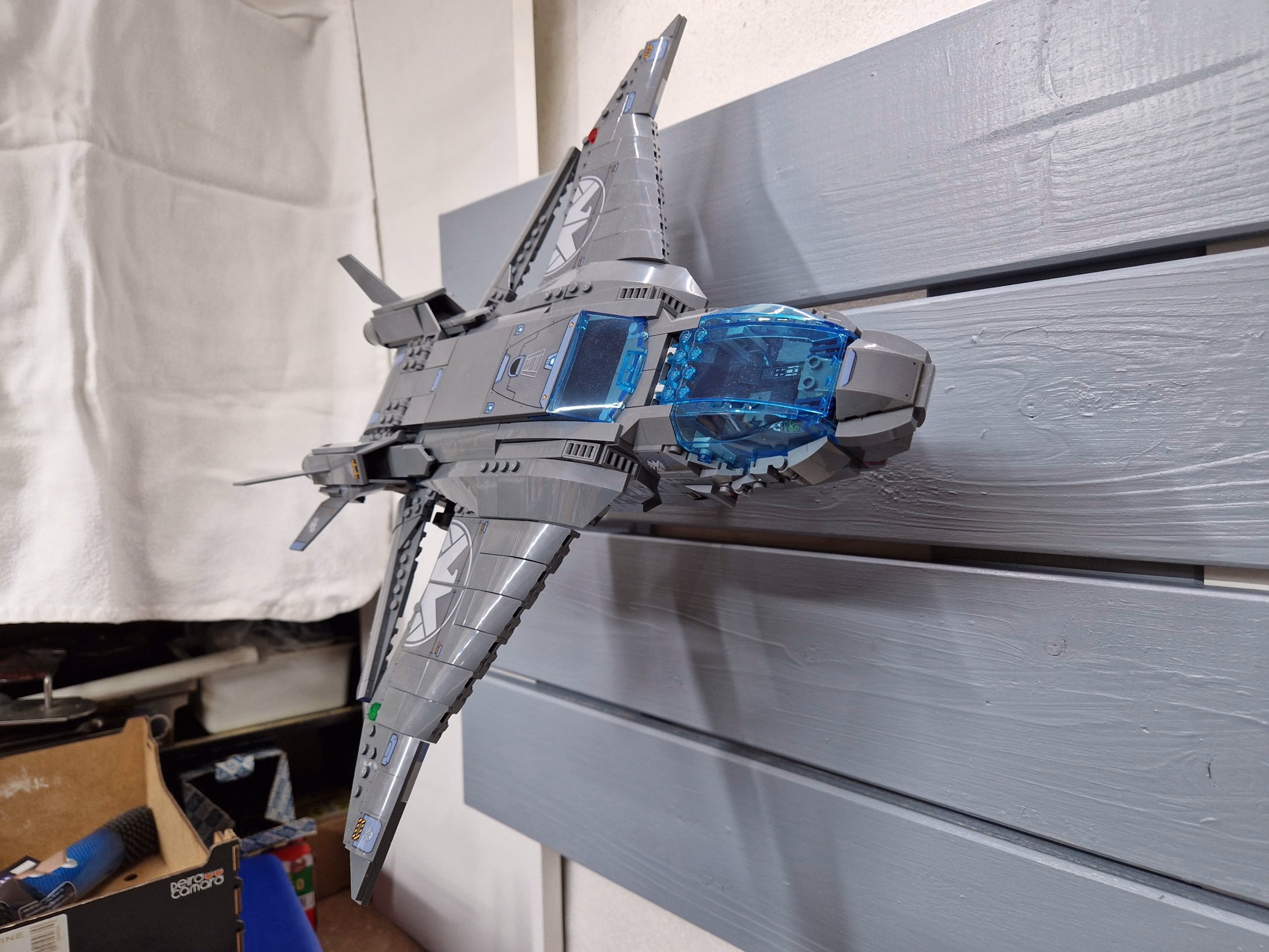 Wandhalter für: LEGO #76248 Marvel Der Quinjet der Avengers – Bild 5